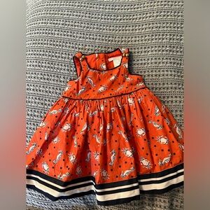 Janie and Jack Crab and Seahorse Dress Size 3-6M